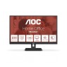 AOC 23.8″ ,60.5 cm, FHD 1920 x 1080 pixels, FreeSync, 75 Hz, DisplayPort, HDMI, VGA, USB Hub Full HD Black  - 24E3UM 