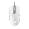 ASUS ROG Strix P516 Impact II Moonlight White Gaming Mouse | Ambidextrous and Lightweight Design, 6200 DPI Optical Sensor, Push-Fit Hot Swappable Switches, Aura Sync RGB Lighting, Minimal Design
