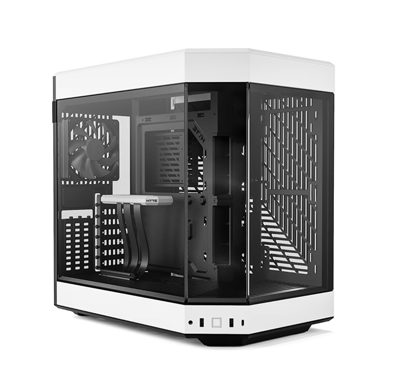 HYTE Y60 Modern Aesthetic Dual Chamber Panoramic Tempered Glass Mid-Tower  ATX Computer Gaming Case with