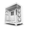 NZXT H9 Flow - All White Dual-Chamber Mid-Tower Airflow Case -  CM-H91FW-01