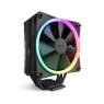 NZXT T120 RGB CPU Air Cooler - RC-TR120-B1 - Conductive Copper Pipes - Fluid Dynamic Bearings - AMD and Intel Compatibility - Black, 5.51 x 6.5 x 7.68 inches