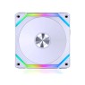 Lian-Li UNI FAN SL120 V2 Revolutionized Daisy-Chain ARGB Fan, Modular 120mm Fans, Up to 2000 RPM Fan Speed, 64.5 CFM Airflow, Sophisticate Lighting Effects, 1 Pack, White | G99.12SLV21W.00