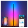 Govee RGBICW Floor Lamp Black, LED Corner Lamp Works with Alexa, Smart Modern Standing Lamp with Music Sync and 16 Million DIY Colors, Ambiance Color Changing Floor Lamps for Living Room Bedroom Gaming Room - H6076