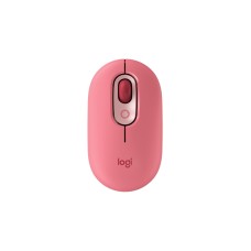 Logitech POP Mouse, Wireless Mouse with Customizable Emojis, SilentTouch Technology, Precision/Speed Scroll, Compact Design, Bluetooth, Multi-Device, OS Compatible - Heartbreaker Rose