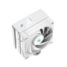 DeepCool AK400 DIGITAL WH Air Cooler, Single Tower, Real-Time CPU Status Screen, 4 Copper Heat Pipes, 220W Heat Dissipation, All White Design