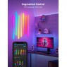 Govee RGBIC Wall Lights, Music Glide Wall Lights Works with Alexa and Google Assistant, Smart Gaming LED Light Bars for Home Bedroom and Gaming Room Decor, Music Sync, 16 Music Mode, 14 pcs -‎H610B