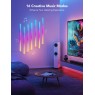 Govee RGBIC Wall Lights, Music Glide Wall Lights Works with Alexa and Google Assistant, Smart Gaming LED Light Bars for Home Bedroom and Gaming Room Decor, Music Sync, 16 Music Mode, 14 pcs -‎H610B