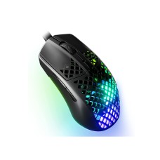 SteelSeries Aerox 3 - Super Light Gaming Mouse - 8,500 CPI TrueMove Core Optical Sensor - Ultra-Lightweight 59g Water Resistant Design - Universal USB-C connectivity - Onyx