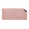 Logitech Desk Mat - Studio Series, Multifunctional Large Desk Pad, Extended Mouse Mat, Office Desk Protector with Anti-Slip Base, Spill-Resistant Durable Design, in Darker Rose