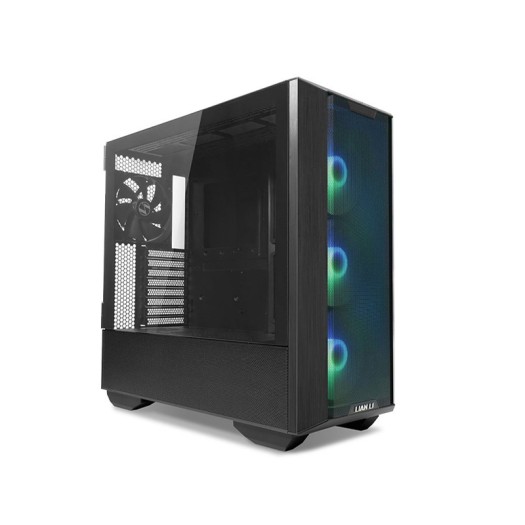 Lian Li Lancool III Mesh RGB E-ATX Mid Tower Modular Chassis, 8 Expansion Slots, Tempered Glass Panel, Up To 360mm Fan Support, Equipped With 4x 140 PWM Fans, USB Type C, Black - G99.LAN3RX.00