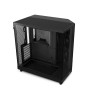 NZXT H6 Flow Compact Dual-Chamber Mid-Tower Airflow Case | Panoramic Glass Panels | High-Performance Airflow Panels | Includes 3 x 120mm Fans | Cable Management | Black - CC-H61FB-01