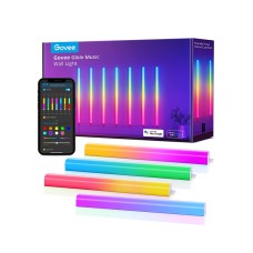 Govee RGBIC Wall Lights, Music Glide Wall Lights Works with Alexa and Google Assistant, Smart Gaming LED Light Bars for Home Bedroom and Gaming Room Decor, Music Sync, 16 Music Mode, 14 pcs -‎H610B