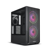 Lian Li Lancool 216 RGB Black Steel/Tempered Glass ATX Mid Tower Computer Case,2X 160 mm ARGB Fans Included - LANCOOL 216RX Black