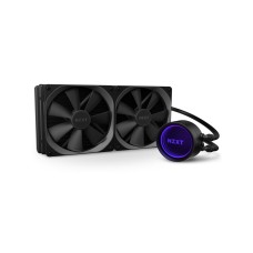 NZXT Kraken X63 280mm – RL-KRX63-01 – AIO CPU Liquid Cooler – Rotating Infinity Mirror Design – Improved Pump – Powered by CAM V4 – RGB Connector – AER P 140mm Radiator Fans (2 Included)