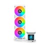 Lian Li Galahad II LCD 360 AIO RGB CPU Liquid Cooler, 2.88” IPS LCD Screen, Asetek 8th Gen 3600 RPM Pump, 120mm FDB Fans, Up to 2450 RPM Fan Speed, 79.9 CFM Airflow, White | G89.GA2ALCD36W.00