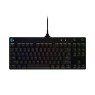 Logitech G PRO Mechanical Gaming Keyboard, Ultra Portable Tenkeyless Design, Detachable Micro USB Cable, 16.8 Million Color LIGHTSYNC RGB Backlit Keys GX-Blue