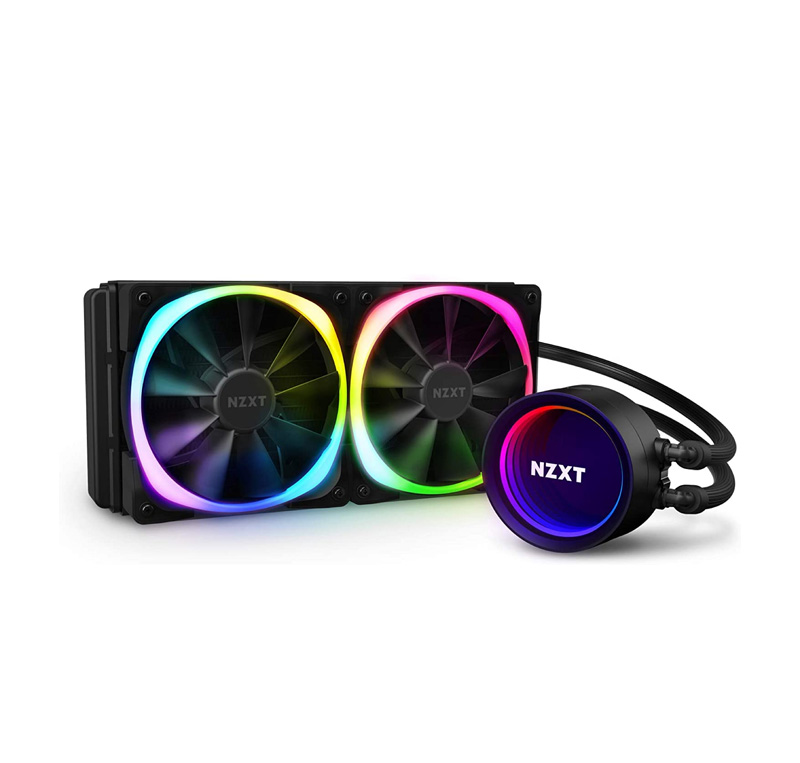 NZXT Kraken 240 120mm Fans + AIO 240mm Radiator Liquid Cooling