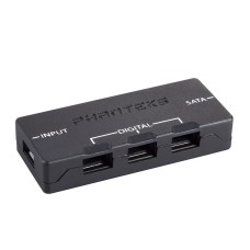 Phanteks Digital Controller Hub with 3-Button Remote M/B DRGB Adapter Custom Modes and Patterns or ASUS/MSI Software Compatible - PH-CTHUB_DRGB_01 