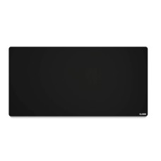 Glorious 3XL Extended Gaming Mouse Mat/Pad - Large, Wide (3XL Extended) Black Cloth Mousepad, Stitched Edges | 60.96 x121.92cm (G-3XL Black)