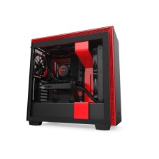 NZXT H710 Mid-Tower Case with Tempered Glass Black/Red – CA-H710B-BR