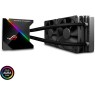 ASUS ROG Ryujin 240 RGB AIO Liquid CPU Cooler 240mm Radiator (Dual 120mm 4-pin Noctua iPPC PWM Fans) with LIVEDASH OLED Panel and FanXpert Controls - 90RC0030-M0UAY0